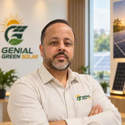 Everton, sócio-fundador e consultor comercial da Genial Green Solar